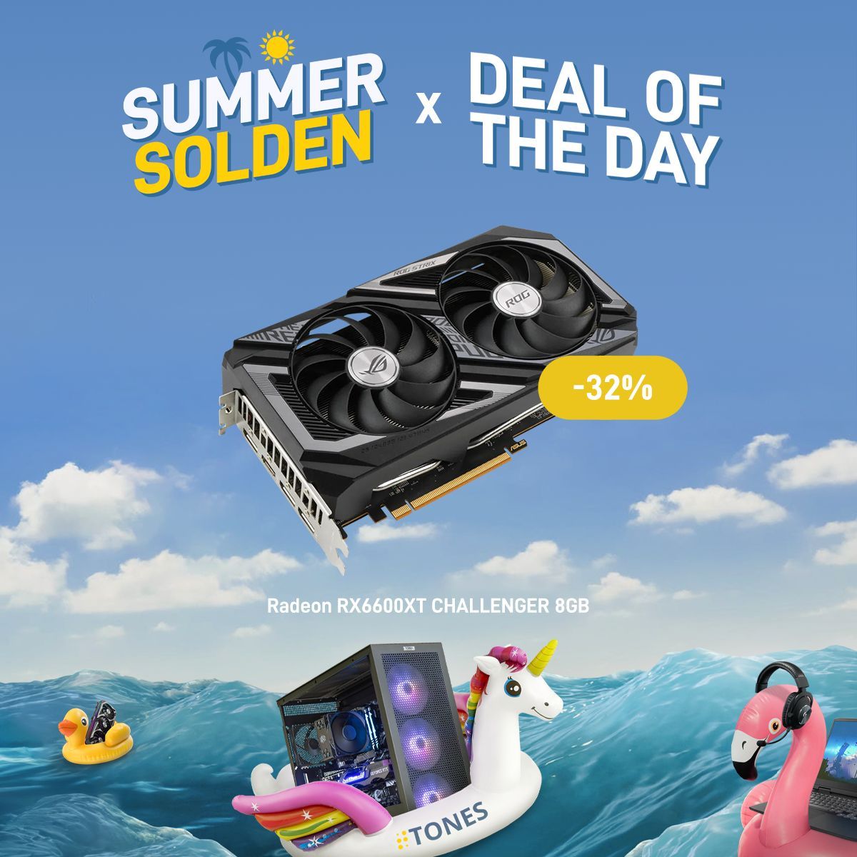 Upgrade your rig today with our amazing deal of the week; The Radeon RX6600XT 08G! 💥

👉 buff.ly/3zH29uR