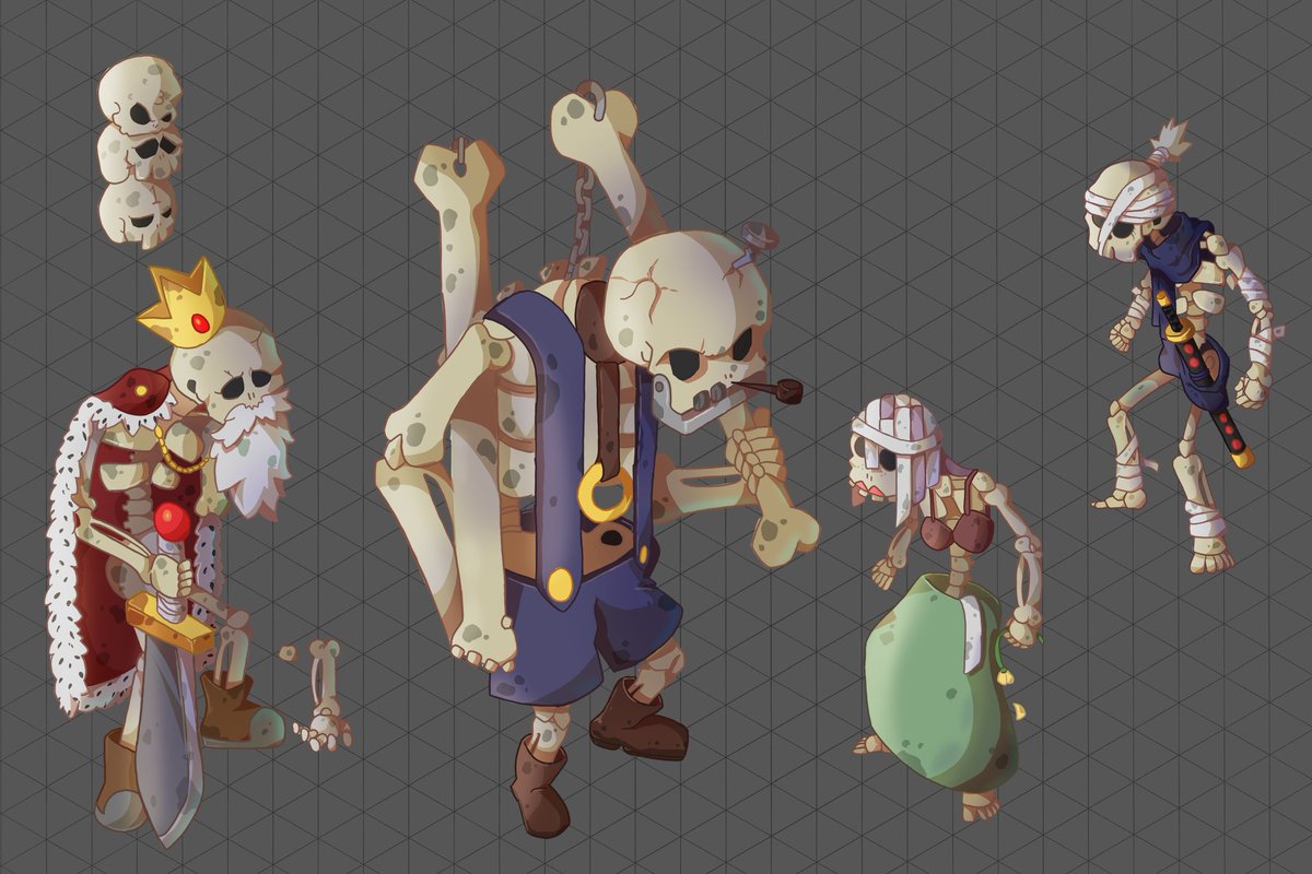 hampoules's tweet photo. P'tit création de monstre #chafer de l'univers de #dofus et #wakfu https://t.co/dXiuLyrcIM
