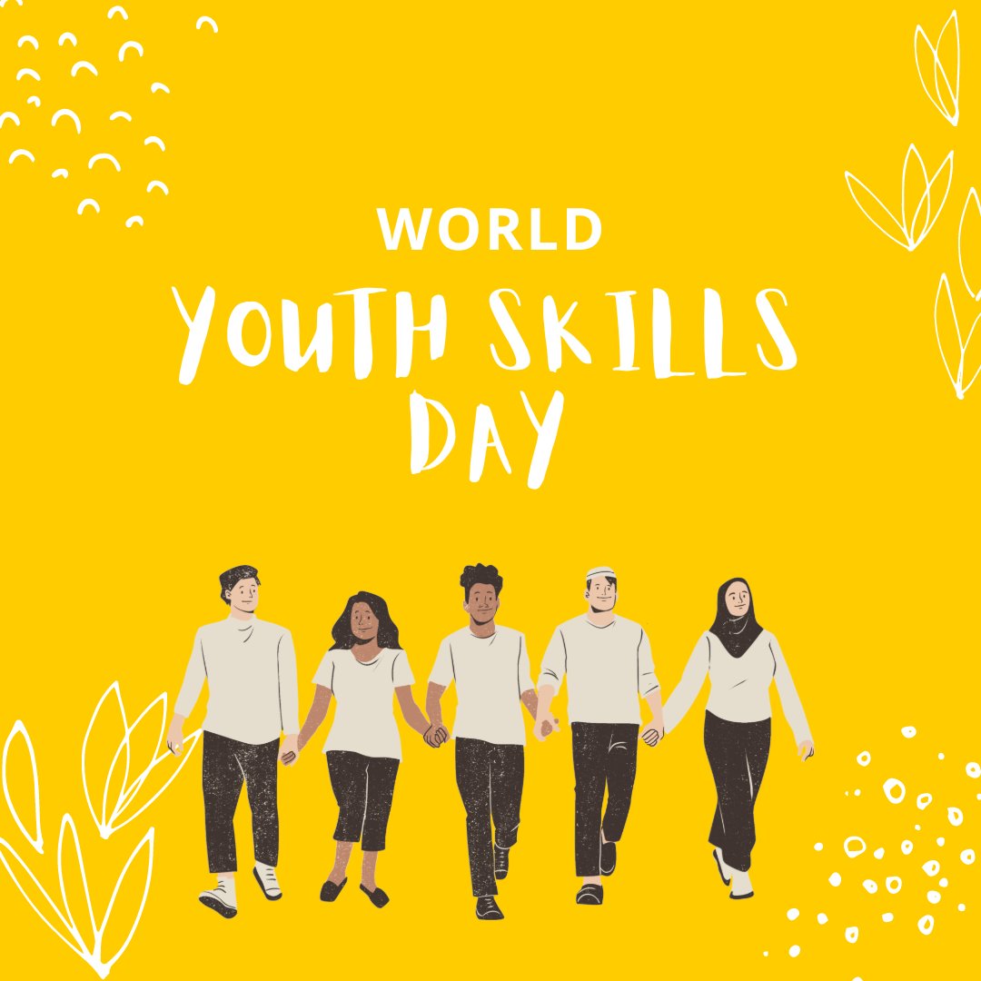 Happy #WorldYouthSkillsDay! 🎉 Today we celebrate the incredible potential of young people around the world. Let's continue to invest in youth skills development, empowering the next generation to innovate and lead. Together, we can build a brighter future! #MeaningfulWork