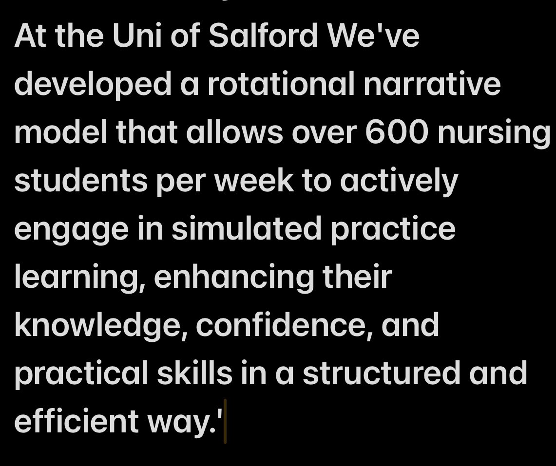 UoS Simulation and Skills Team (@simandskillsuos) on Twitter photo Congrats to our sim team members Victoria Hill and Hannah Flippance whose abstract was accepted for #ASPiH24 “Improving simulated practice learning for large student cohorts using a five-station rotational narrative model”<a href="/UoS_HealthSoc/">UoS Health & Society</a> <a href="/nursingSUni/">@NursingSUni 💙💙💙</a> <a href="/UoS_Students/">UoS_Students</a> <a href="/ASPiHUK/">ASPiH</a> Congrats to our sim team members Victoria Hill and Hannah Flippance whose abstract was accepted for #ASPiH24 “Improving simulated practice learning for large student cohorts using a five-station rotational narrative model”<a href="/UoS_HealthSoc/">UoS Health & Society</a> <a href="/nursingSUni/">@NursingSUni 💙💙💙</a> <a href="/UoS_Students/">UoS_Students</a> <a href="/ASPiHUK/">ASPiH</a>