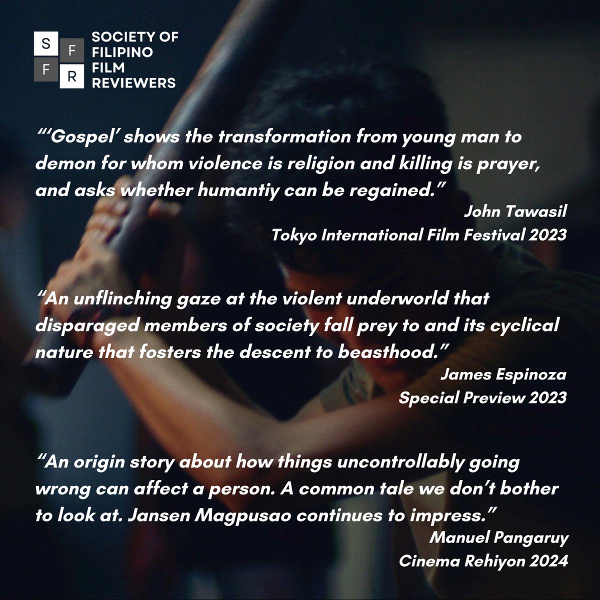 Society of Filipino Film Reviewers (SFFR) tweet media