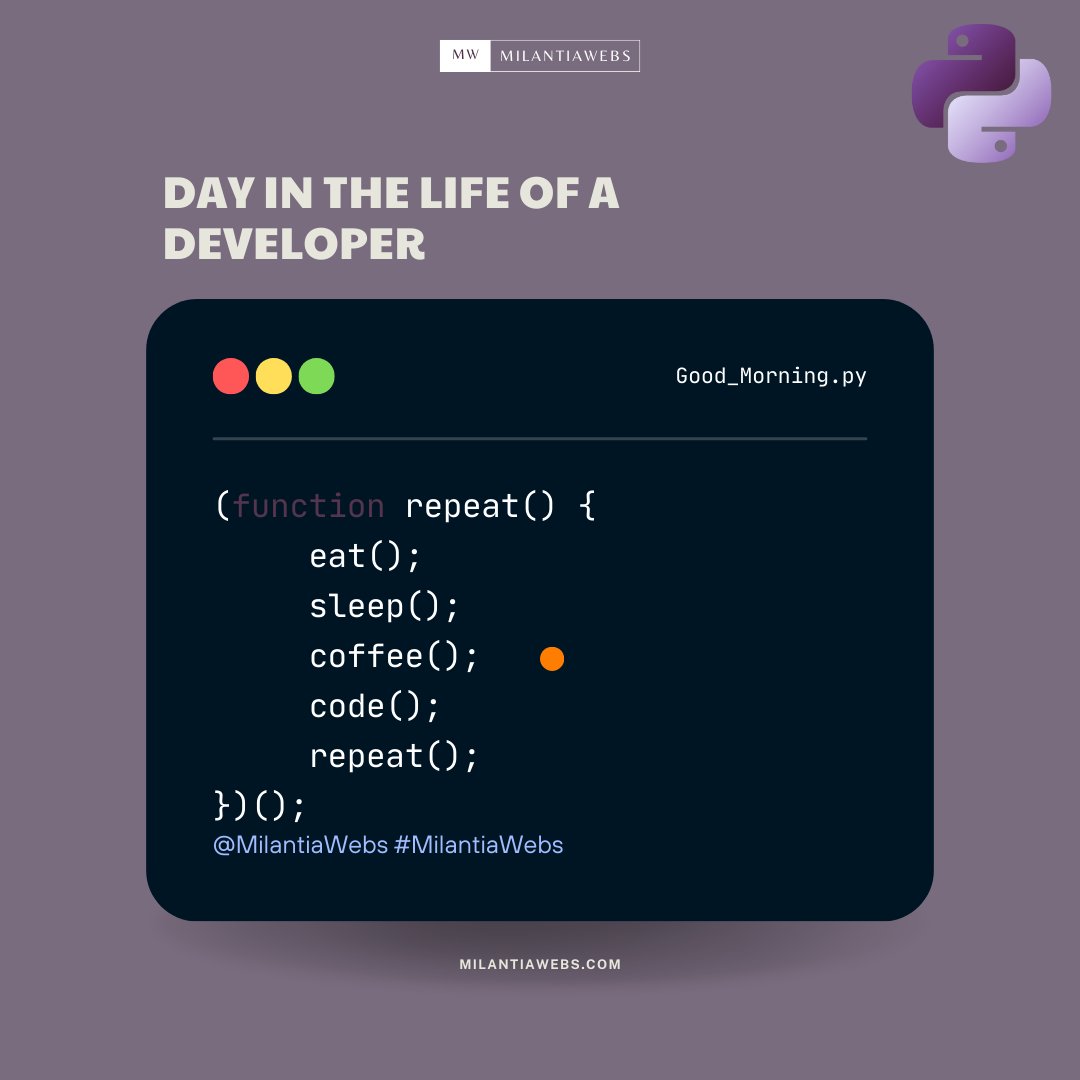 MilantiaWebs's tweet photo. 👀 Can you relate to this? 😲 We've all been there! Share your similar experiences in the comments below and let's connect! 💬✨ #MilantiaWebs @MilantiaWebs

#developer #developers #developerdiaries #developerlife #developerslife #developerspace https://t.co/TV17CNnYye