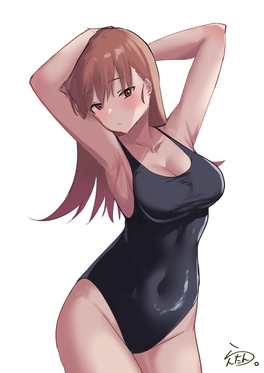 艦これ「大井#艦これ版深夜の真剣お絵描き60分一本勝負 #艦これ版真剣お絵描き60分一本」|らんたん。のイラスト