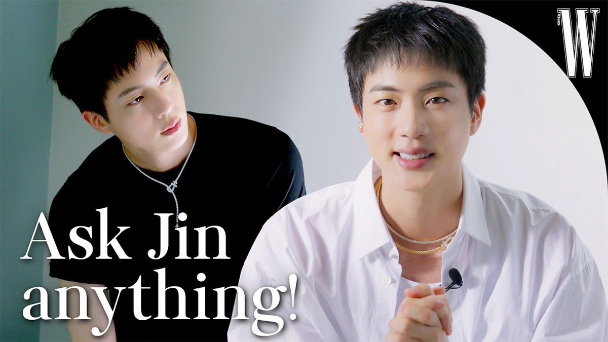 jinnieslamp's tweet image. Ask Jin Anything! Q&amp;amp;A Time with BTS Jin, presented by W Korea 

Watch here: youtu.be/d7JIqFUPYjg?si… 

JIN WKOREA COVER BEHIND
#JinxWKorea
#JinxFredJewelry