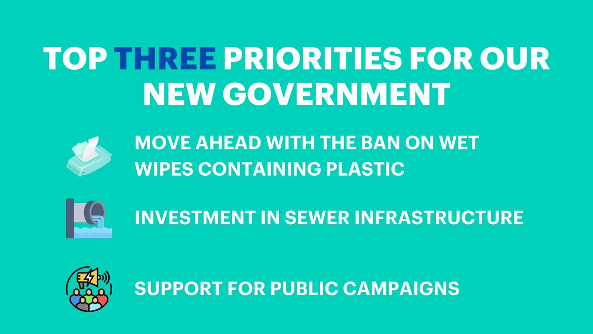Here are the top three priorities we urge the new administration to tackle:

1. Ban Wet Wipes Containing Plastic

2. Invest in Sewer Infrastructure

3. Support Public Campaigns

Together, we can create a cleaner, healthier environment🌍

Learn more at unblocktober.org