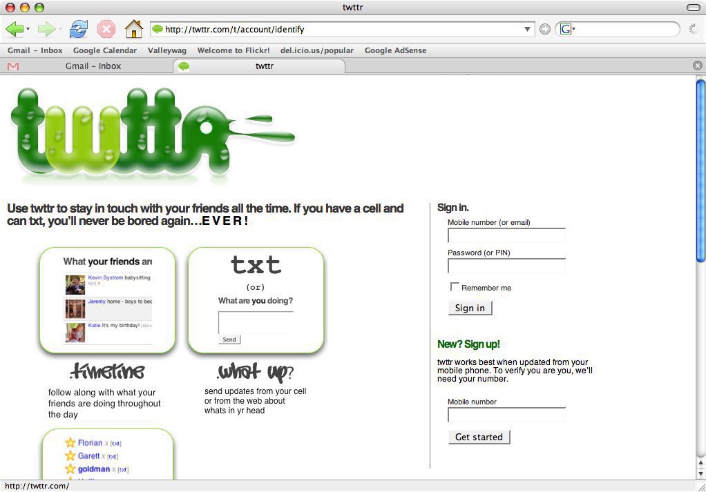 On this day in 2006: Twitter launched.