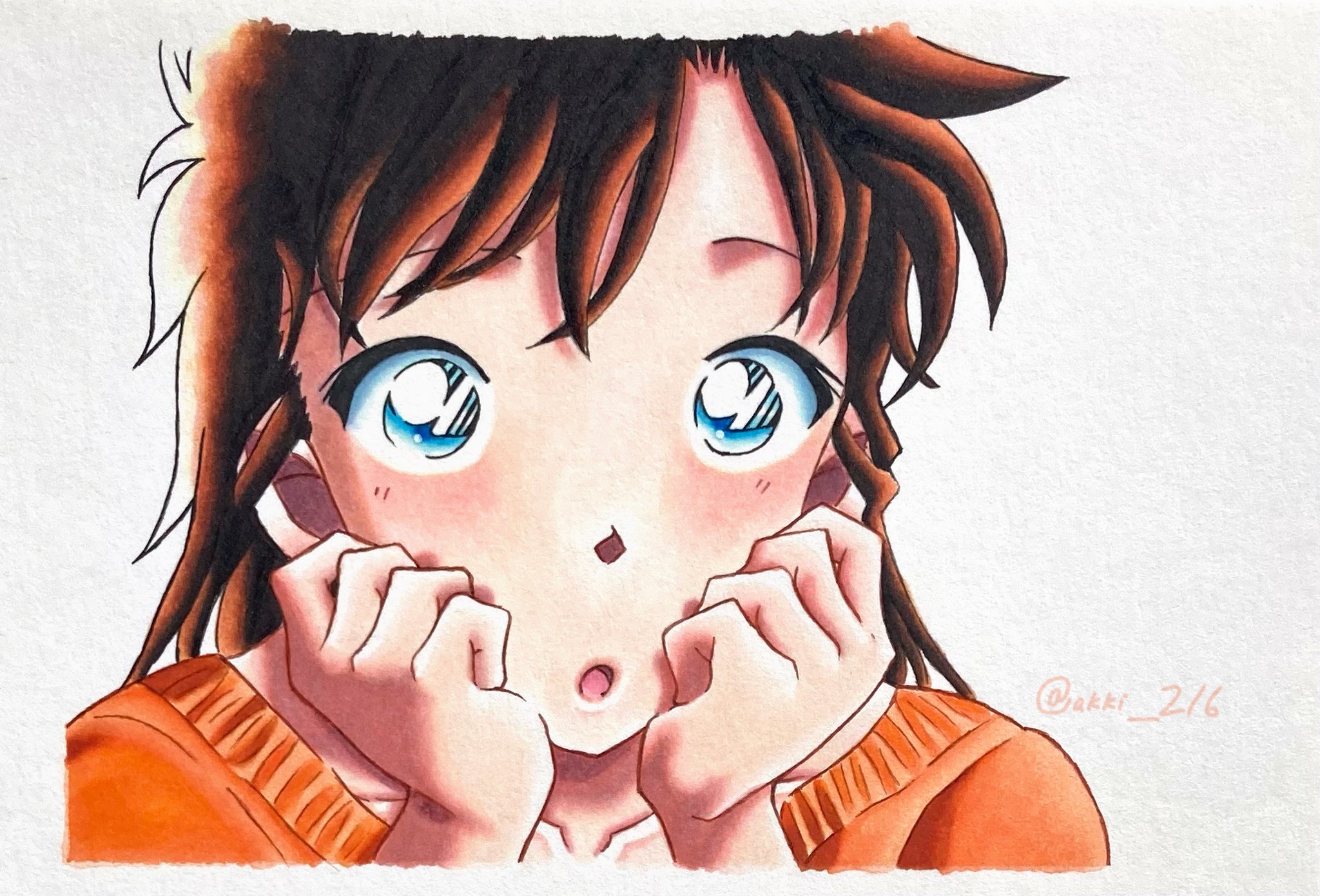 100万ドルの五稜星 サンデーショップ限定 複製原画 黒羽盗一 中森青子