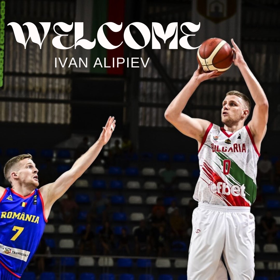 Windrose Giants Antwerp heeft met Ivan Alipiev een overeenkomst voor de  volgende twee seizoenen! Alipiev is een 2m03 grote en 24-jarige Bulgaarse internationaal.