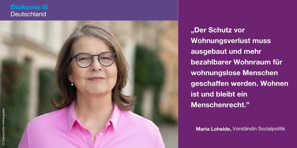 Maria Loheide (@loheidemaria) on Twitter photo Der erneute Anstieg von Wohnungslosigkeit ist ein Alarmsignal! Jetzt müssen die Maßnahmen des Nationalen Aktionsplan gegen Wohnungslosigkeut zügig umgesetzt werden. #Wohnungslosenstatistik <a href="/diakonie/">Diakonie Deutschland</a> <a href="/BAGW/">BAG Wohnungslosenhilfe</a> <a href="/klara_geywitz/">Klara Geywitz</a> ➡️diakonie.de/informieren/in… Der erneute Anstieg von Wohnungslosigkeit ist ein Alarmsignal! Jetzt müssen die Maßnahmen des Nationalen Aktionsplan gegen Wohnungslosigkeut zügig umgesetzt werden. #Wohnungslosenstatistik <a href="/diakonie/">Diakonie Deutschland</a> <a href="/BAGW/">BAG Wohnungslosenhilfe</a> <a href="/klara_geywitz/">Klara Geywitz</a> ➡️diakonie.de/informieren/in…