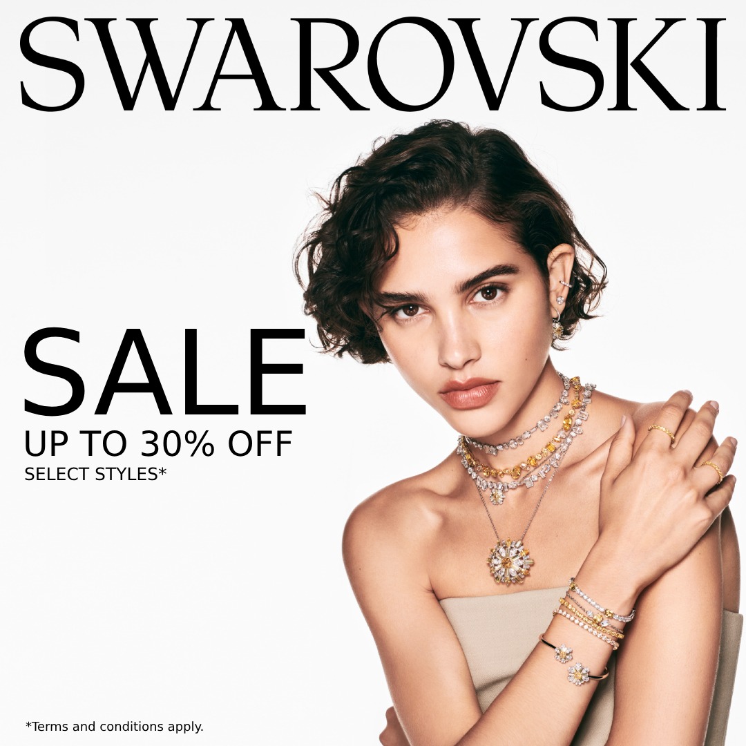 pmcchennai's tweet image. Swarovski Sale Alert!
Enjoy up to 30% off on select styles at Phoenix Marketcity Chennai!
Don't miss out on this amazing opportunity to own a piece of luxury!
Head to Swarovski, Phoenix Marketcity Chennai now and shop like never before!

#SwarovskiSale #PhoenixMarketcity