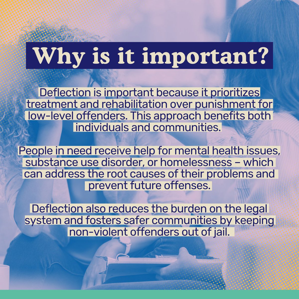 faceaddictionow's tweet image. For #DeflectionWeek, let’s celebrate the remarkable efforts of communities providing hope &amp;amp; healing to those affected. 💖

Non-arrest initiatives promote treatment over jail time, offering pathways to reduce crime &amp;amp; build community health.

#FaceAddictionNow