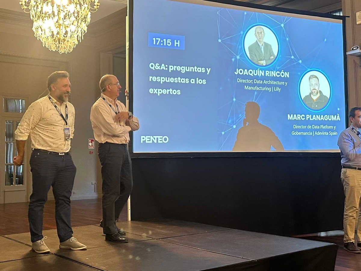 AdevintaSpain's tweet image. 🙌El 19 de junio, Marc Planagumà fue ponente en el DATA &amp;amp; IA MEETING organizado por @penteoanalyst en Zaragoza.

Como Data &amp;amp; Engineering Director en @AdevintaSpain, Marc compartió cómo hemos convertido nuestra #DataPlatform tradicional en una plataforma dinámica, logrando