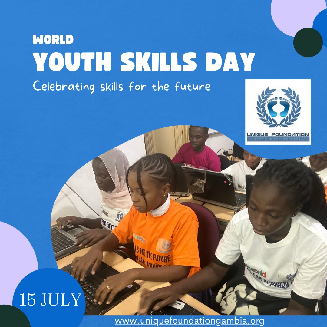 Celebrating #WorldYouthSkillsDay!

At <a href="/UFNon/">Unique Foundation</a>, we're empowering youth, women, and communities in The Gambia &amp; Nigeria. Since 2014, we've impacted over 100,000 lives through skills training, education, and empowerment initiatives. Together, we can build a brighter future! #Empower