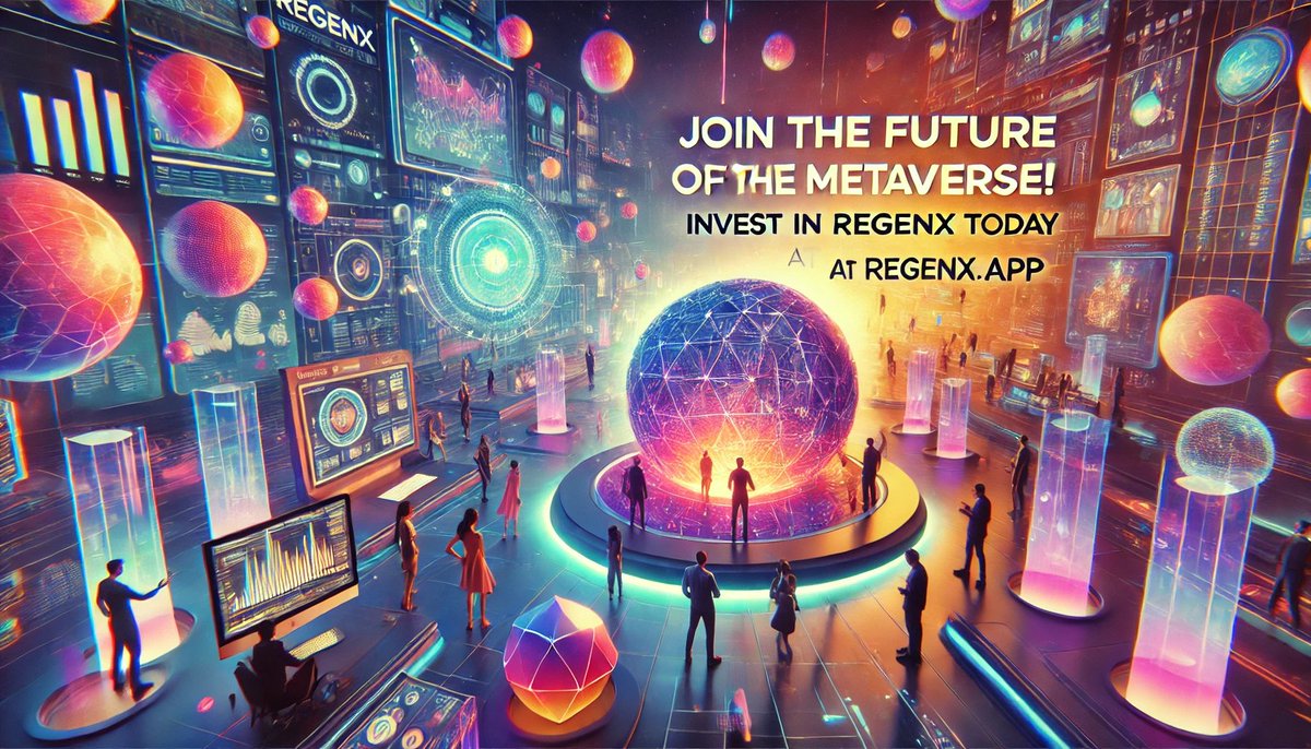 Join the Future of the Metaverse! Invest in $REGENX today at regenx.app 🥳🚀 Be part of the innovation revolution and explore limitless possibilities! 

#REGENX #Metaverse #Blockchain #Innovation
