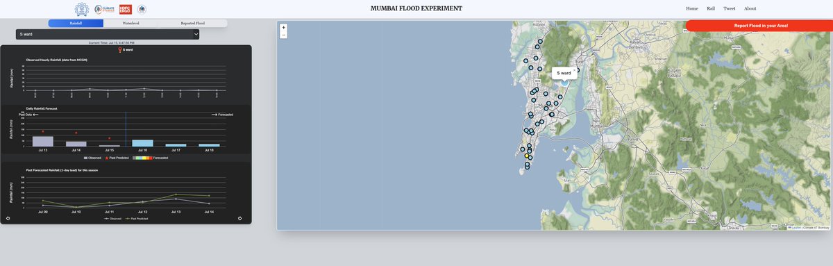 Subimal Ghosh (@subimal_ghosh) on Twitter photo As promised, <a href="/ClimateIITB/">Centre for Climate Studies, IIT Bombay</a> is releasing today the web portal for Experimental Mumbai rainfall forecasting and Flood monitoring at: mumbaiflood.in
The app for Android phones is available: play.google.com/store/apps/det…
Please give your feedback & don't forget to report flooding As promised, <a href="/ClimateIITB/">Centre for Climate Studies, IIT Bombay</a> is releasing today the web portal for Experimental Mumbai rainfall forecasting and Flood monitoring at: mumbaiflood.in
The app for Android phones is available: play.google.com/store/apps/det…
Please give your feedback & don't forget to report flooding