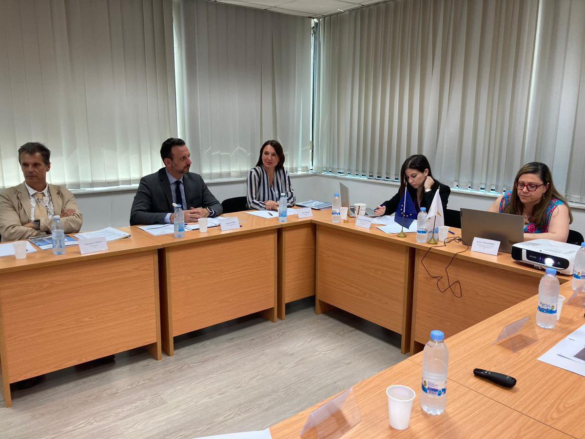 NinaGregoriEUAA's tweet photo. Together, the EUAA &amp; 🇨🇾 International Protection Administrative Court have successfully reduced the backlog of asylum appeals to 5,355 cases over the past 4 years.
 
I discussed our strong collaboration with Judge Margarita Papantoniou in preparation for the 🇪🇺 Pact on Migration https://t.co/3Ub5IqJX8b