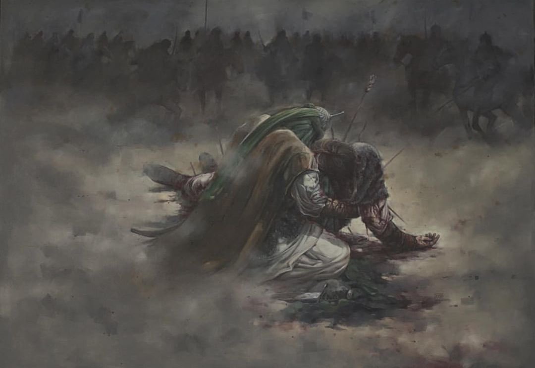 zahraaabatoolll's tweet photo. my back has been broken after you O abbas[a] 
— Ghareeb e Zahra, Hussain[a] 💔 https://t.co/mgJ0QgO2Dv