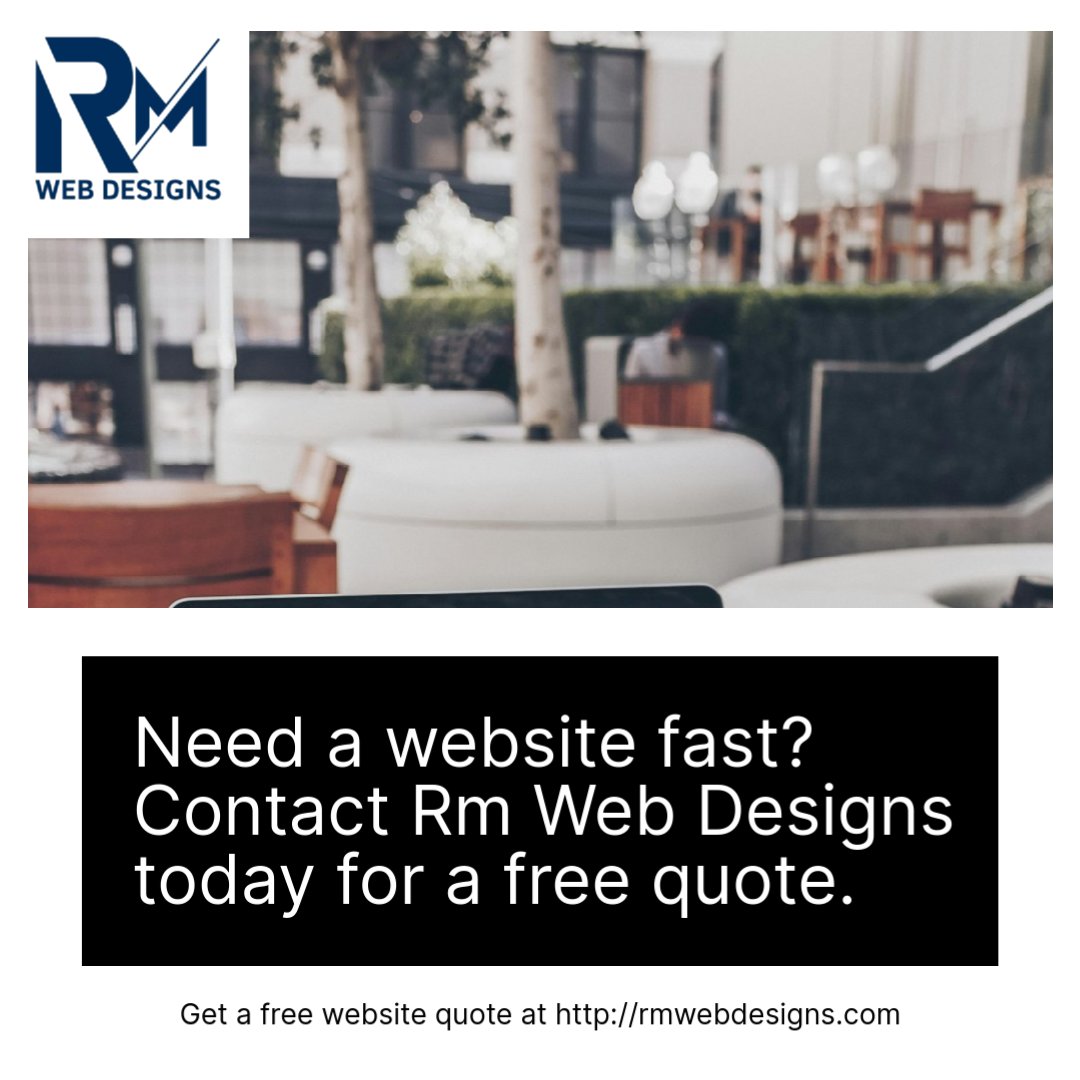 rm_webdesigns's tweet photo. 3 steps to your new website:

1. Contact us for a free quote
2. Collaborate on your design
3. Launch your site in 24-48 hours

Get a free website quote at https://t.co/JHQwtAp6wF

#WebDesign #SmallBusiness #FastService https://t.co/qHTo0VwRoN