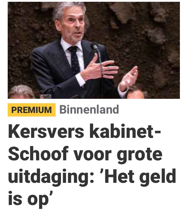 Alle vormen van belasting meegenomen, is de gemiddelde totale belastingdruk voor een modaal inkomen van €40.000 maar liefst 43%, bij €60.000 springt dit al naar 58%, en bij €80.000 zelfs naar een duizelingwekkende 65%!

Vertel me, waarom is het geld dan op?