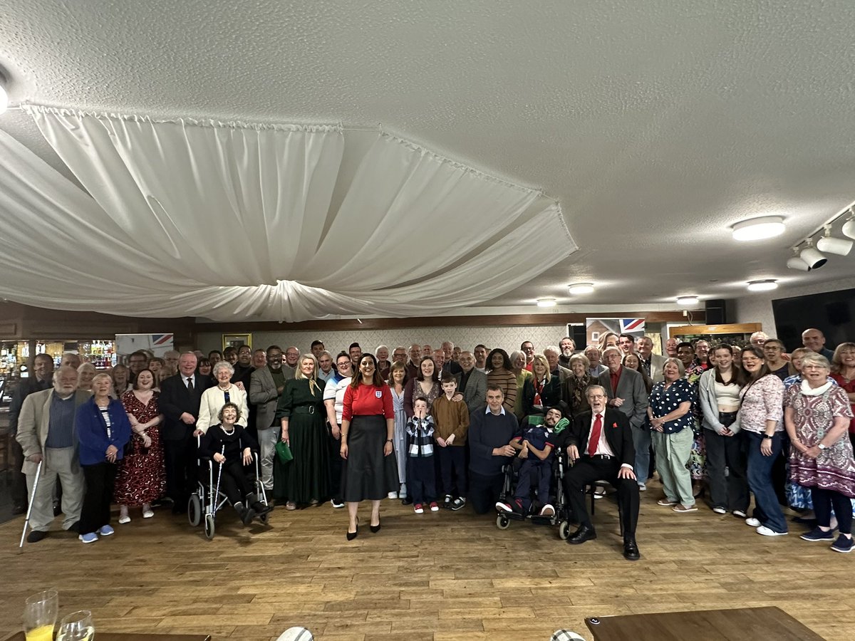 Humbled by the volunteers and Labour Party members who have supported me throughout this campaign, many of whom I’m now lucky to call friends. 

It was wonderful to catch up with everyone yesterday, and to be able to thank you all for all your hard work over the last few years🌹