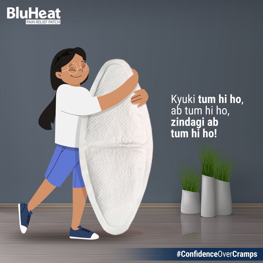 BluheatPatch's tweet image. Heat is essential for effective pain relief and with BluHeat you get 8+ hours of safe and soothing heat for effective cramp relief. Order yours today! 

#ConfidenceOverCramps #PeriodPampering #Weekend #BluHeat #CrampCare #CrampPatch #CrampRelief #PainRelief #PainPatch #SelfCare