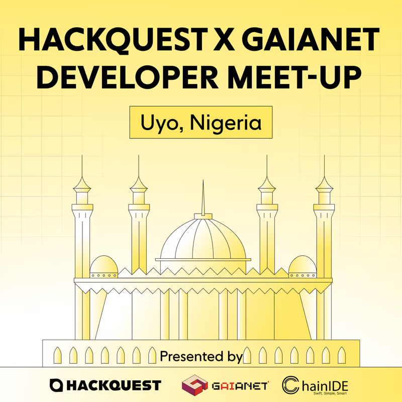 Gaianet_AI's tweet photo. Gaia is coming to Nigeria! 🇳🇬 

Get hands-on dev experience with @GaiaNet_AI and @HackQuest_ on July 19th.

📅 : July 19th, 2024
⏱️ : 03:00 PM - 6:00 PM GWA
📍 : theBUNKer Uyo, Akwa Ibom, Nigeria

Secure your spot now: https://t.co/GFCOQezGzf https://t.co/rPrzZMG0BX