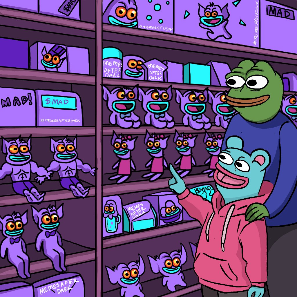 Memes After Dark is all about planting seeds to become the biggest crypto  native IP no one can stop our community, period