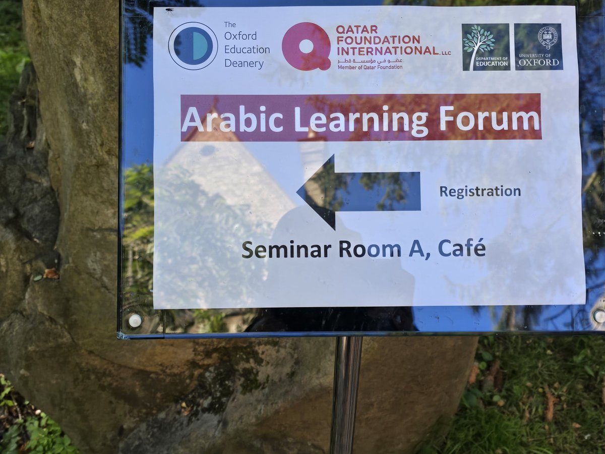 arabicwithnadia's tweet photo. Alhamdulilah, and a big thank you to @QFIntl for inviting me to the engaging Oxford/QFI Research Forum held at the Oxford Department of Education focused on #Research2Practice. https://t.co/TBaj31pHi0