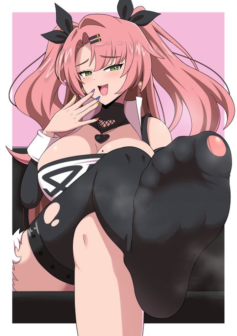 ニコのムレ足イラストです 