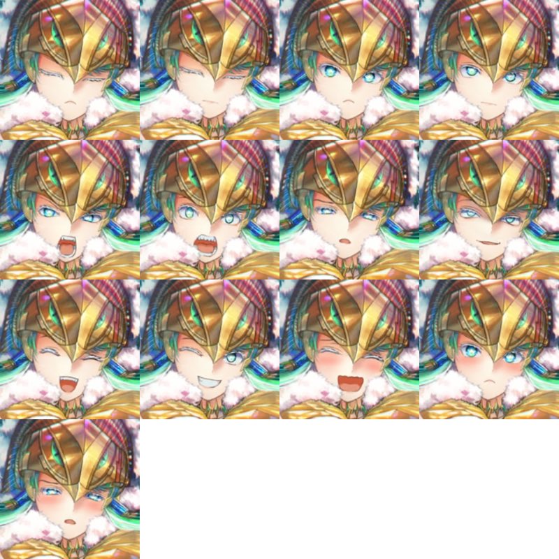 自分が見つけた限りのククルカンの表情差分です‼️‼️‼️ もし何か抜け