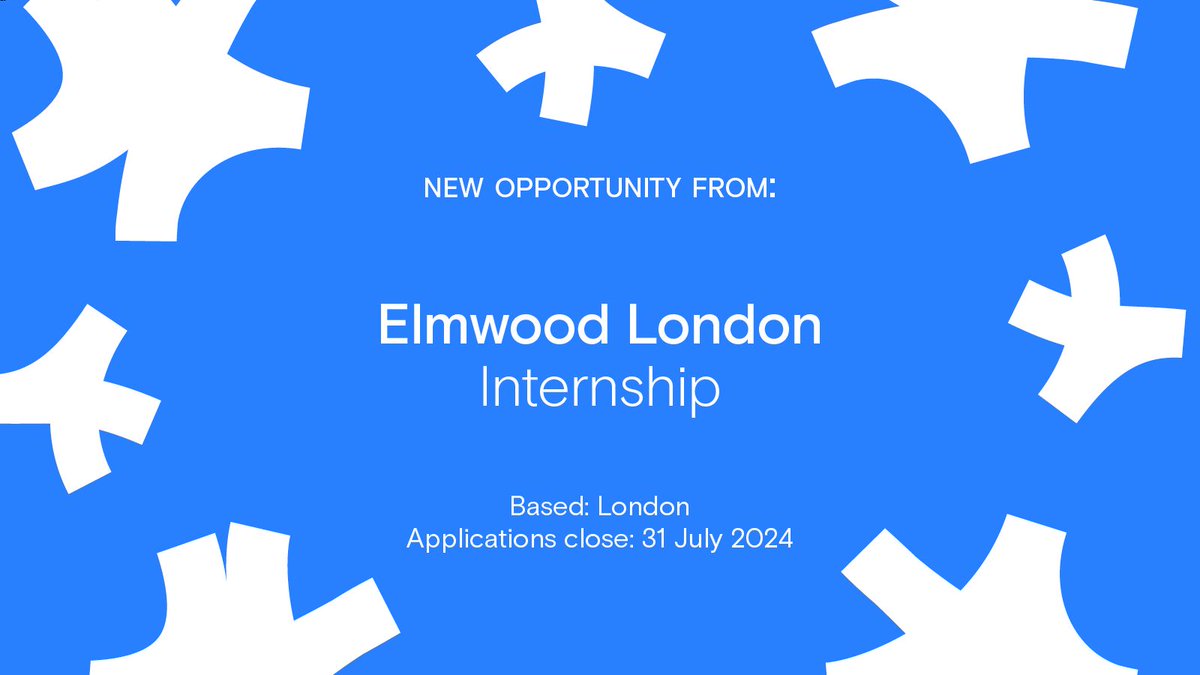 Opps Board  💼 Want to intern at an award-winning design agency? <a href="/ElmwoodTweets/">Elmwood Design Consultancy</a> is offering eight creatives the chance to get some hands-on experience, immerse themselves in the creative process and work on live projects! &gt; buff.ly/443yRBP