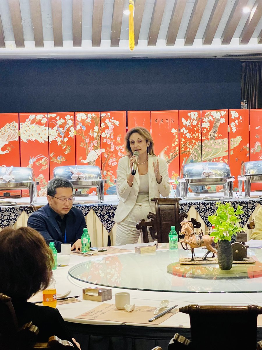pkoundouri's tweet photo. Special Dialogue for the @UN #SummitoftheFuture: Global Ethics for New Multilateralism At the Confucius-Aristotle Symposium presenting @UNSDSN #GlobalClimateHub framework: https://t.co/YLjwkj8snW https://t.co/UnCXDFIIJX