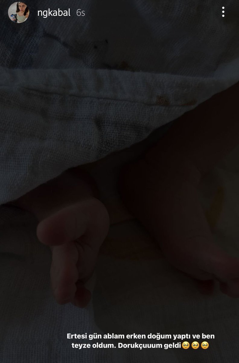 Nagi teyze olmuşş🥹🥹o kadar sevindim ki ya anlık duygulandım, adı da Dorukmuş... Ağladım 🩵