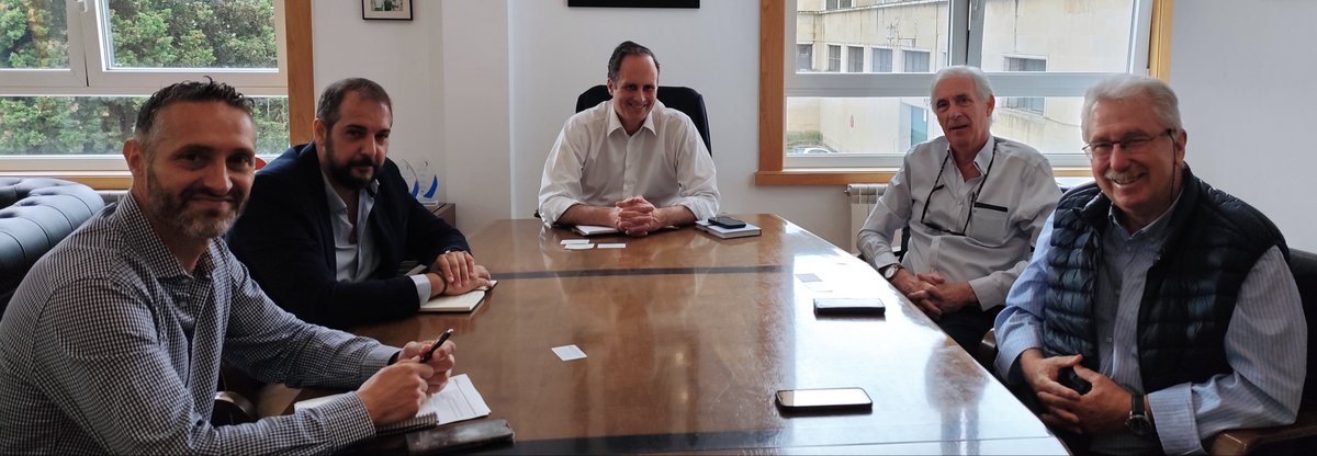 🆕Arrancamos la semana junto a la Asociación de Ingenieros Navales y Oceánicos de Galicia, con los que abrimos una nueva etapa de colaboración para potenciar la dársena de buques históricos en #Portocultura