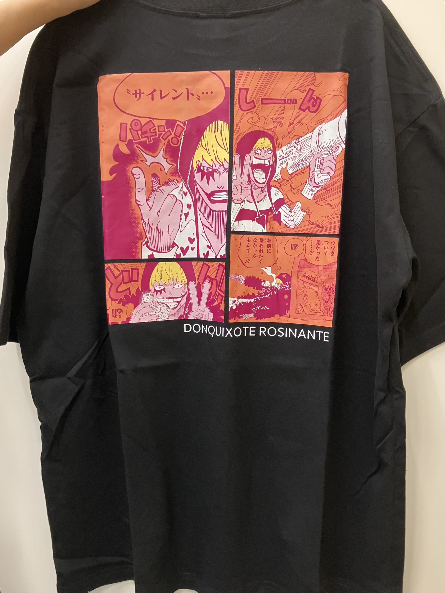 ワンピース コラソン ロシナンテ ポケット付き ビッグシルエットTシャツ ワンピース コラソン ロシナンテ ポケット付き ビッグシルエット