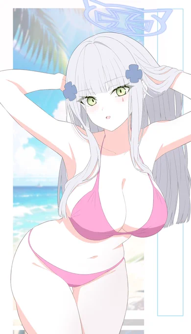 #海の日  海の日と三連休の締めくくりに 水着クルカイシリーズ。