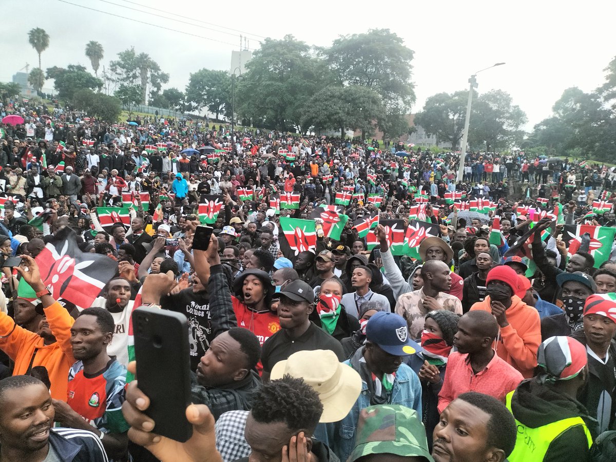 Adrian_realestt's tweet photo. @WilliamsRuto Instead of using photos of whatever foundation ungeweka hapo photos of those youths protesting.  Let me have those photos for you and you tell me which mayhem are you talking about. https://t.co/Npdr5ikeNc