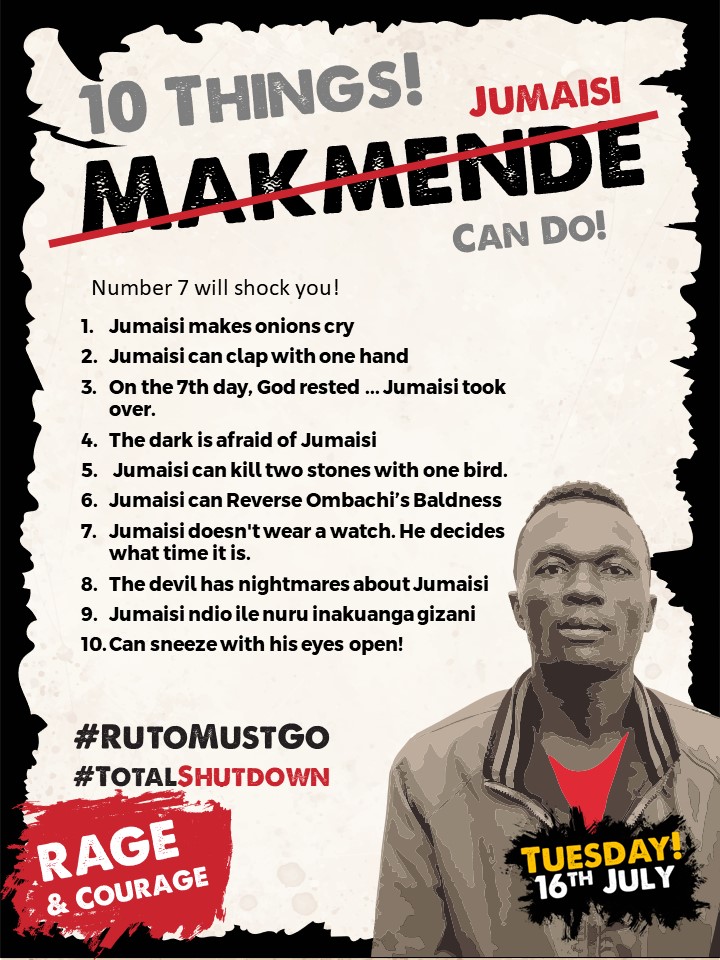 Spearman254's tweet image. While Collins Jomaisi Khalisia was under custody of DCI and the Police, he miraculously MANAGED to put Kware on fire to bury evidence, although he accepted being the serial killer

Itumbi Boniface Mwangi Nairobi CBD Tuesday is Tuesday