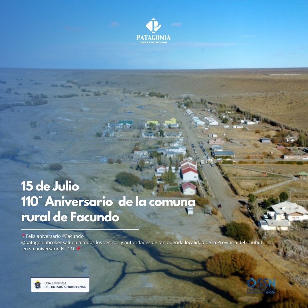 Patagonia Broker SA (@patagoniabroker) on Twitter photo 📷¡Feliz aniversario #Facundo!
#110ºAños
<a href="/patagoniabroker/">Patagonia Broker SA</a>
saluda a los vecinos y autoridades de esa querida comuna chubutense📷 📷¡Feliz aniversario #Facundo!
#110ºAños
<a href="/patagoniabroker/">Patagonia Broker SA</a>
saluda a los vecinos y autoridades de esa querida comuna chubutense📷