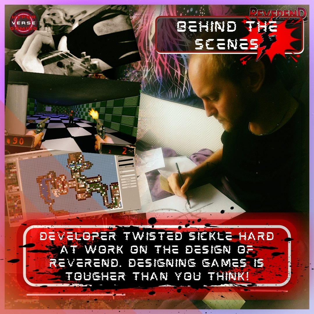 Making an incredible #darkfantasy #FPS game doesn't come easy - but Twisted Sickle makes it look so thanks to hundreds of hours of behind-the-scenes work. ✝️

Reverend from <a href="/DOSManGames/">DOSMan Games - BUDGET RETRO INDIE GAMES</a> is available to buy now on <a href="/Steam/">Steam</a>:
tinyurl.com/mtkf3k49