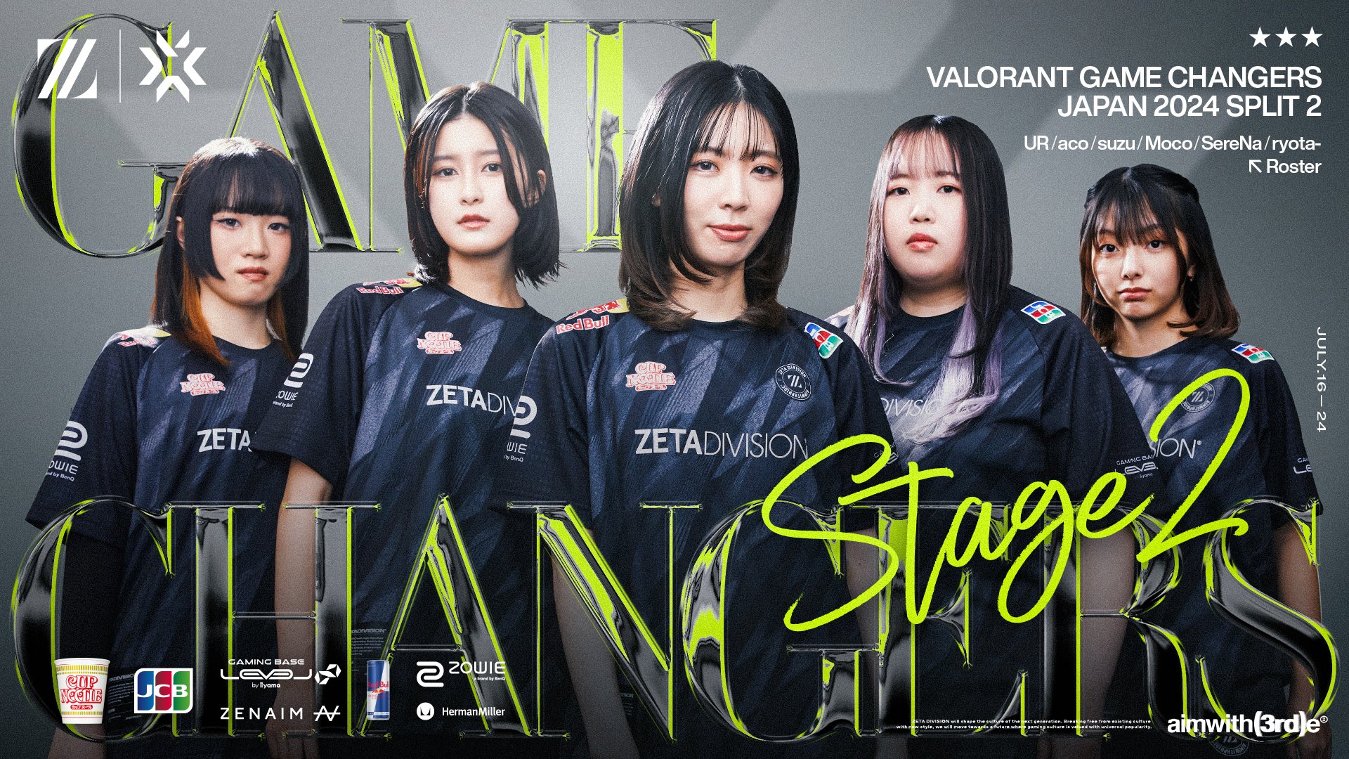 【7/31まで】FENNEL ZETA DIVISION VALORANT ZETA DIVISION⚡️Esports on X: 