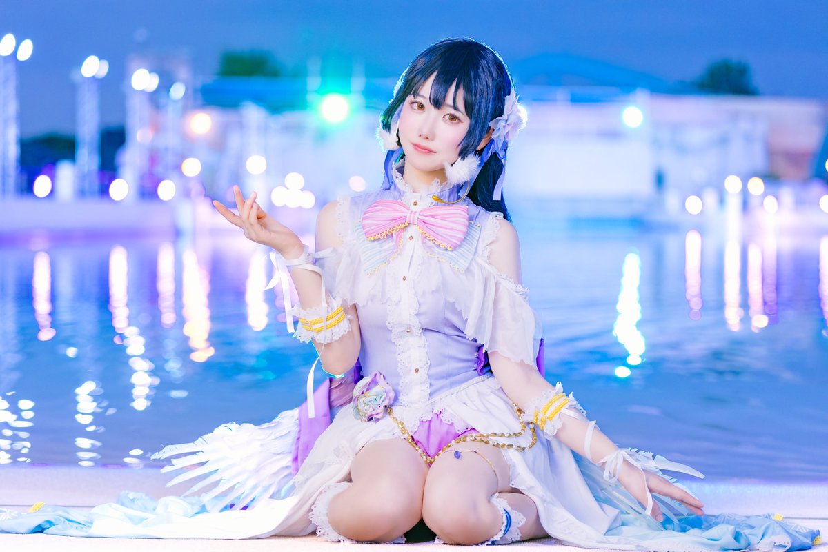 園田海未 ホワイトデー覚醒コスプレ衣装セット 園田海未 ホワイトデー