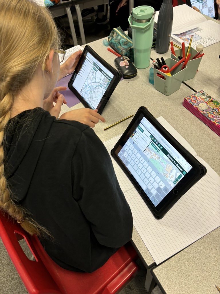 This morning, we have enjoyed exploring our local area using Digimaps. We even managed to find out school forest!