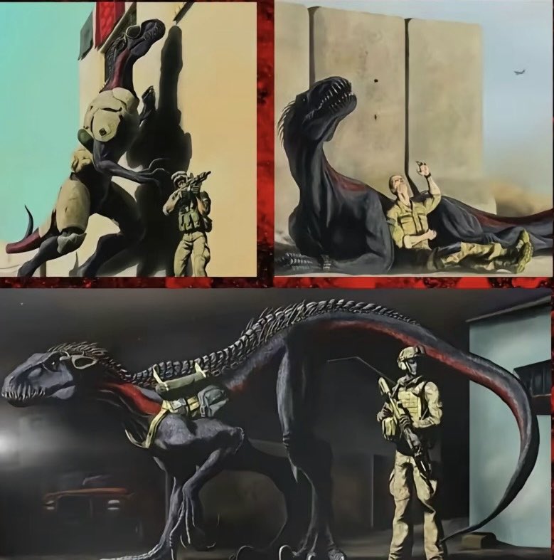 Militarized indoraptor. Just imagine the kill count it’d rack up.💀