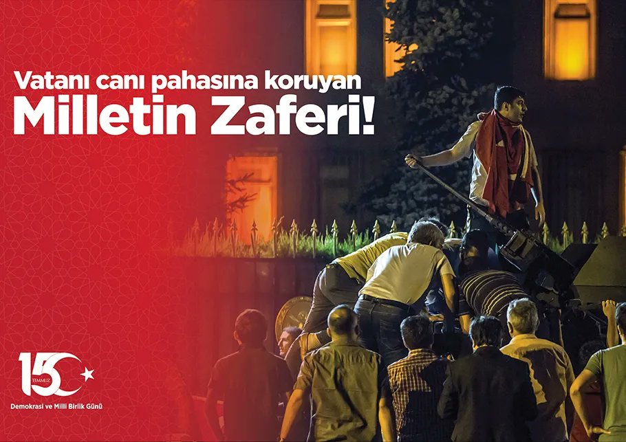 İstiklalimiz ve istikbalimiz uğruna şehadete koşanların destanı 15 Temmuz Demokrasi ve Milli Birlik Günü’nün yıl dönümünde Aziz Şehitlerimizi ve Kahraman Gazilerimizi rahmetle ve saygıyla anıyoruz.🇹🇷🇹🇷
<a href="/istanbulilmem/">İstanbul İl Millî Eğitim Müdürlüğü</a> <a href="/memsilivri/">Silivri İlçe Millî Eğitim Müdürlüğü</a> <a href="/ArtarZeki/">Zekeriya Artar</a> <a href="/AhmetSevginn/">Ahmet</a>