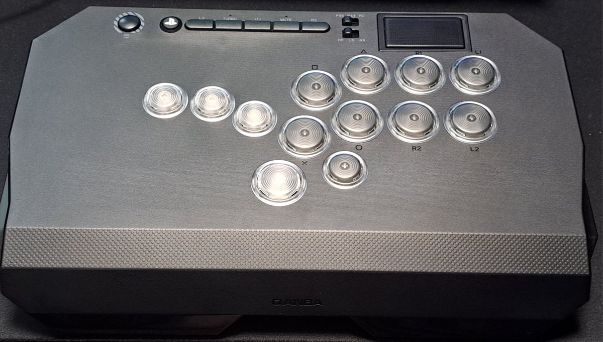 Qanba Drone2のレバーレス改造完了です🙆 ①L2ボタンの配線を弱K右下に