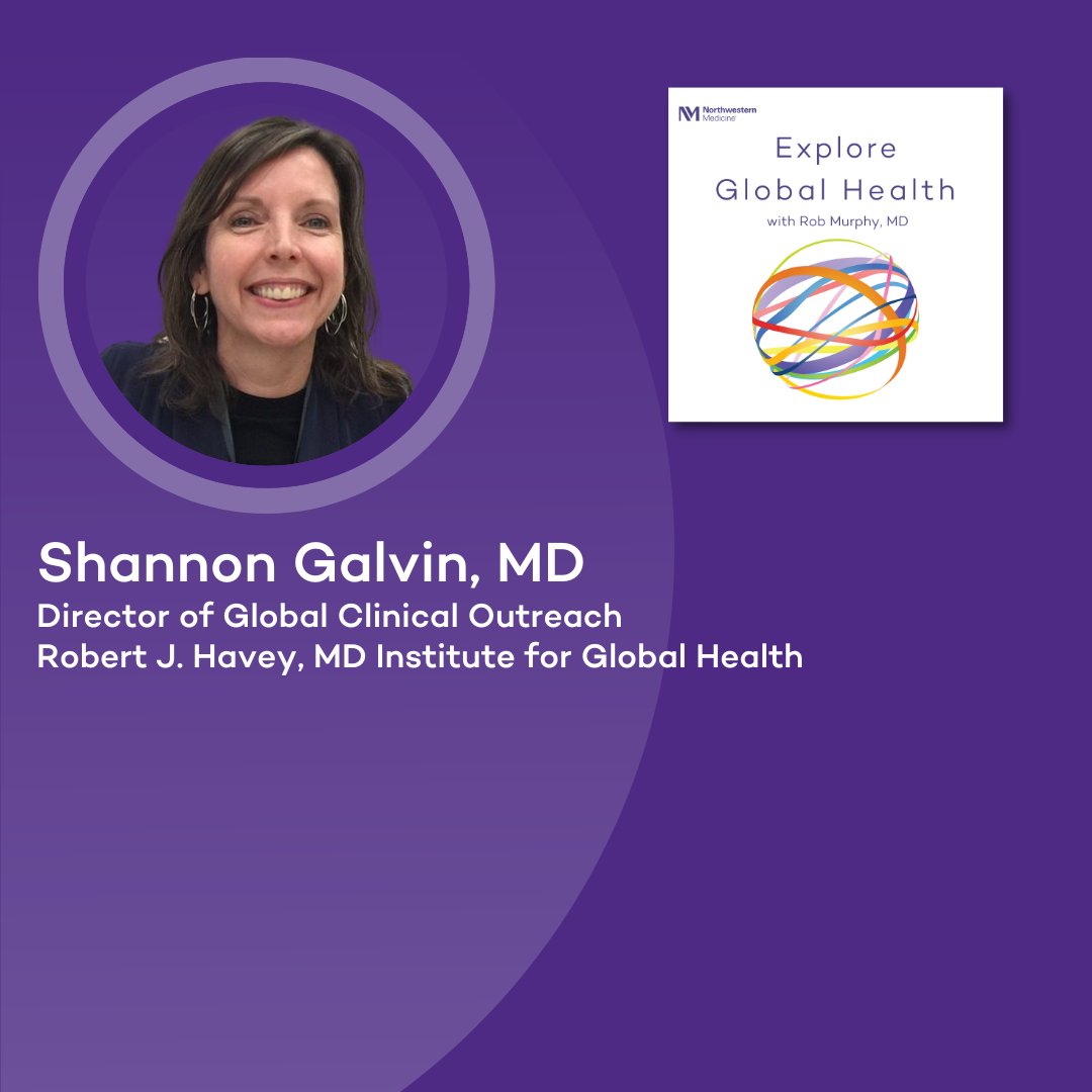Havey Institute for Global Health (@fsmglobalhealth) on Twitter photo 🎙️Have you listened to the new episode of #ExploreGlobalHealthPodcast?
"Balancing a Career in Global Health with Shannon Galvin, MD" features <a href="/FSMGlobalHealth/">Havey Institute for Global Health</a> Director of Global Clinical Outreach & member of <a href="/nu_ipham/">Public Health & Medicine (IPHAM) @NorthwesternU</a> & <a href="/NUCATSInstitute/">NUCATS Institute</a>, Shannon Galvin.🔗spr.ly/60179Iv4J 🎙️Have you listened to the new episode of #ExploreGlobalHealthPodcast?
"Balancing a Career in Global Health with Shannon Galvin, MD" features <a href="/FSMGlobalHealth/">Havey Institute for Global Health</a> Director of Global Clinical Outreach & member of <a href="/nu_ipham/">Public Health & Medicine (IPHAM) @NorthwesternU</a> & <a href="/NUCATSInstitute/">NUCATS Institute</a>, Shannon Galvin.🔗spr.ly/60179Iv4J