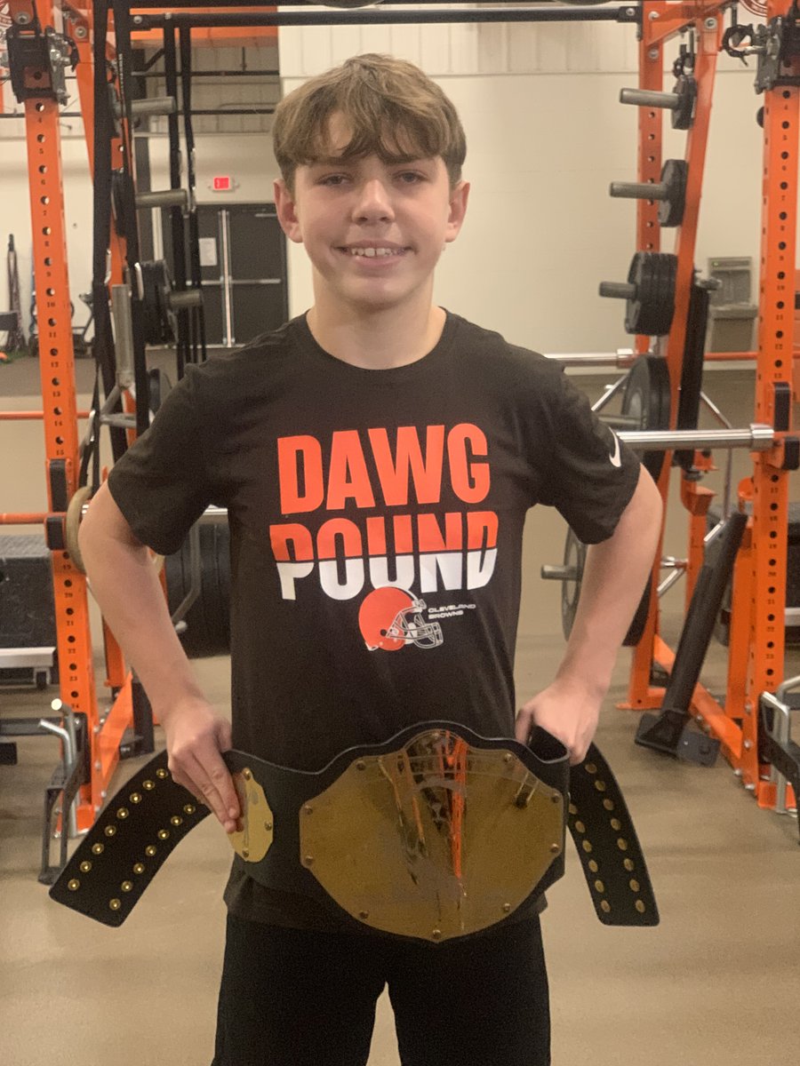 ClaymontSC's tweet photo. This week Emmalee Cameron and Jacob Clough have earned the distinction of Lifter of the Week. Emmalee has a fantastic work ethic and helps the younger lifters around her. Jacob just gets right to work, no wasted time. He takes lifting serious. #DoTheWork https://t.co/SgHTbfOxg2