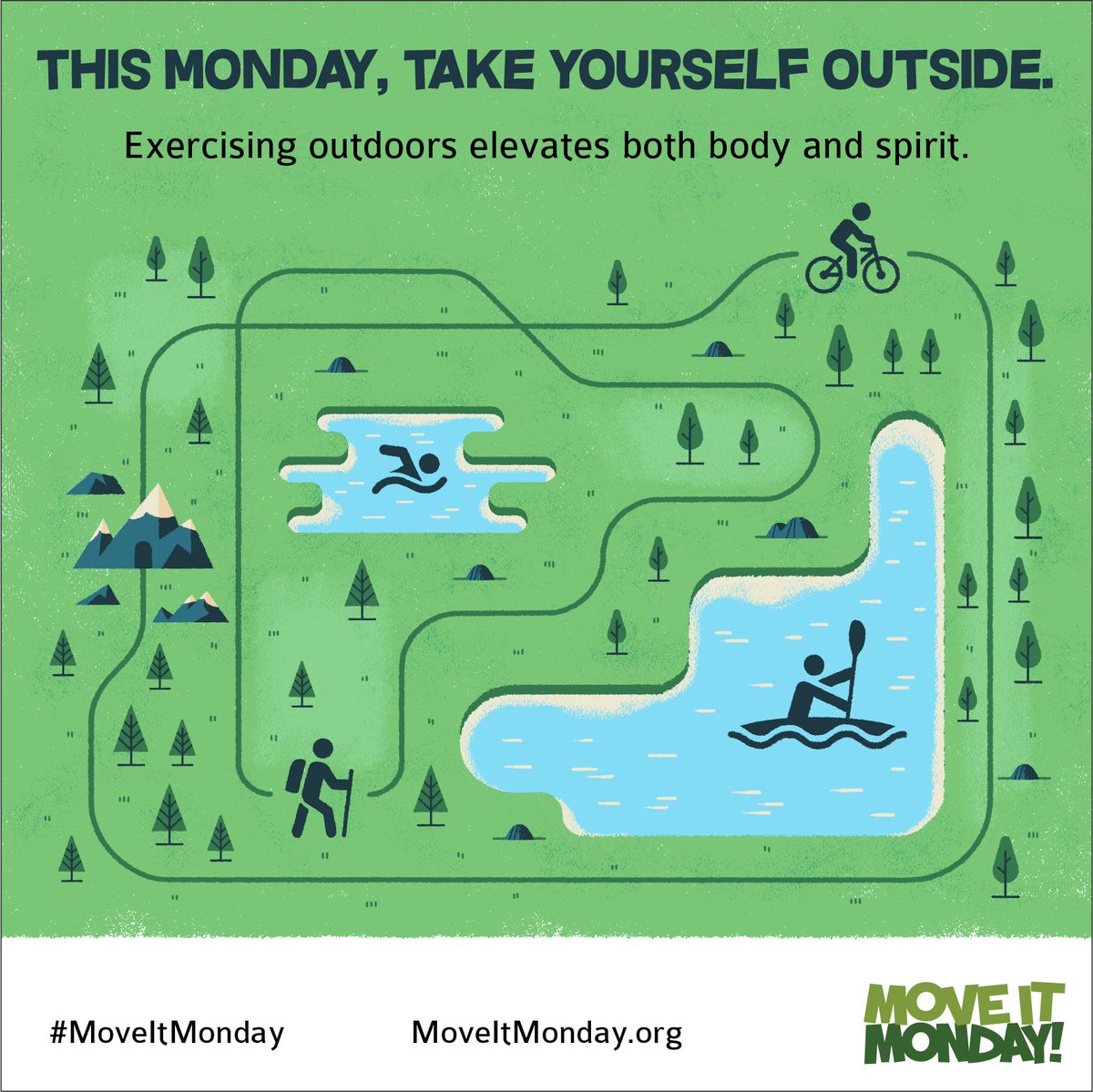 PutnamHealthNY's tweet image. This Monday, let nature be your gymnasium by adding some outside-activities to your workout routine. Find ideas and more at ow.ly/HpvA50SmnQB

#MoveItMonday #HealthyPutnam