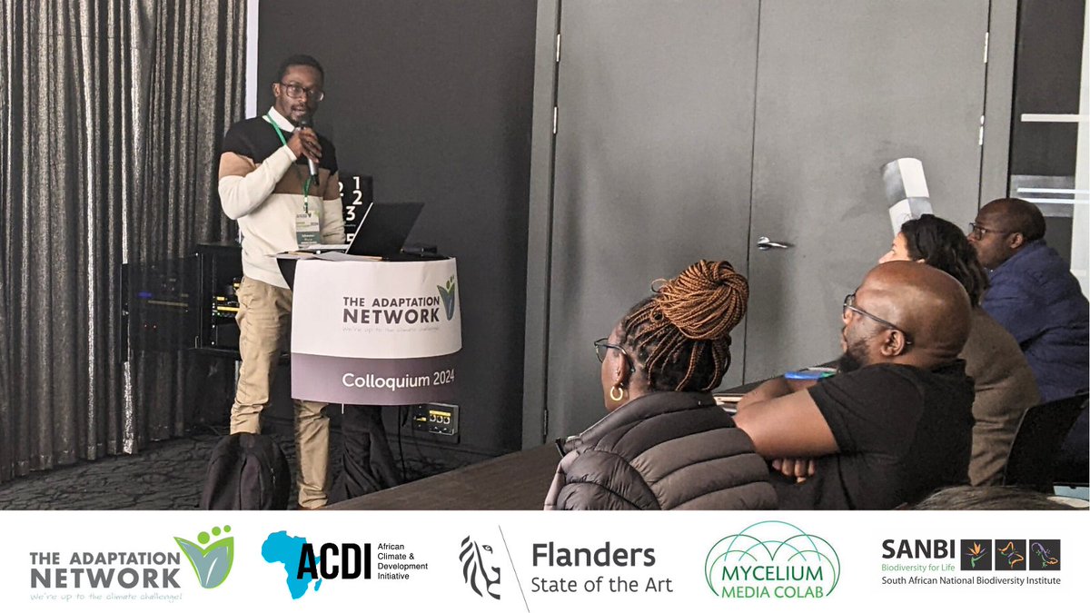 African Climate & Development Initiative (@acdi_uct) on Twitter photo ACDI postdoc <a href="/joebhanye/">Dr. Johannes Bhanye (Ph.D.)🇿🇼🇿🇦</a> highlights his research on decentralising water-energy-food (WES) systems in Africa, in a session hosted by ACDI researcher Darlington Sibanda
#AdaptationNetwork24 #climateadaptation ACDI postdoc <a href="/joebhanye/">Dr. Johannes Bhanye (Ph.D.)🇿🇼🇿🇦</a> highlights his research on decentralising water-energy-food (WES) systems in Africa, in a session hosted by ACDI researcher Darlington Sibanda
#AdaptationNetwork24 #climateadaptation